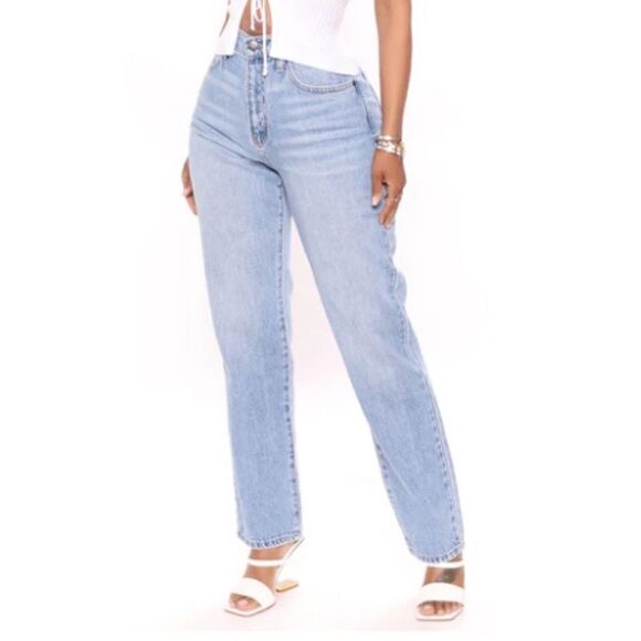 💎 Fashion Nova Hold Me Close High Rise Jeans - Picture 1 of 8